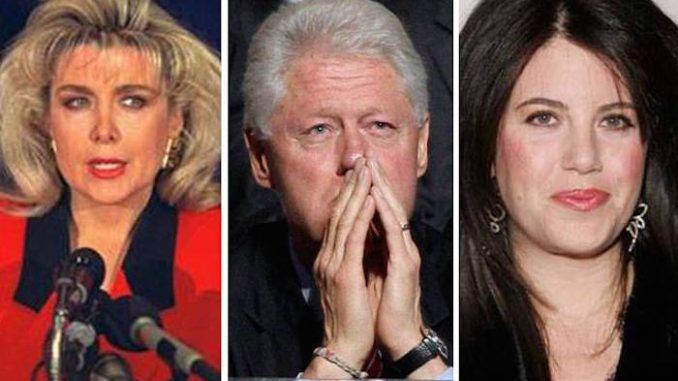 Trump has invited Gennifer Flowers, Monica Lewinsky and more of Bill Clinton's extramarital lovers to sit in the front row at the coming Presidential debate.