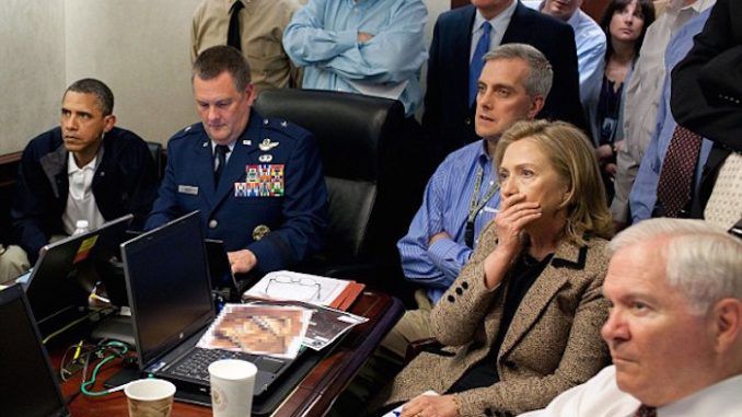 Hillary's shocked expression during bin Laden raid may have been a coughing fit