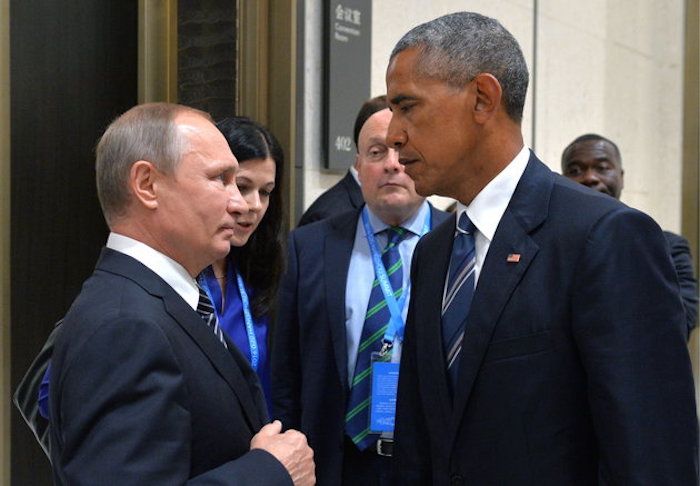 According to Obama - Putin invades smaller countries, jails political opponents, controls his country’s media, and has driven Russia’s economy into recession. Pot, kettle, black?