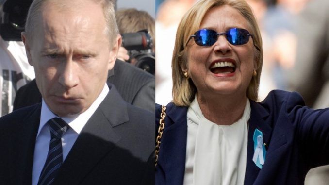 Putin says Hillary Clinton is a threat to world peace