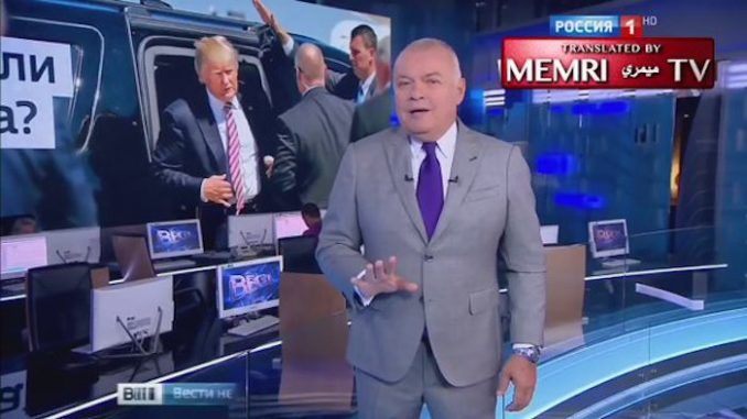 Russian TV host says the New World Order will attempt to assassinate Donald Trump