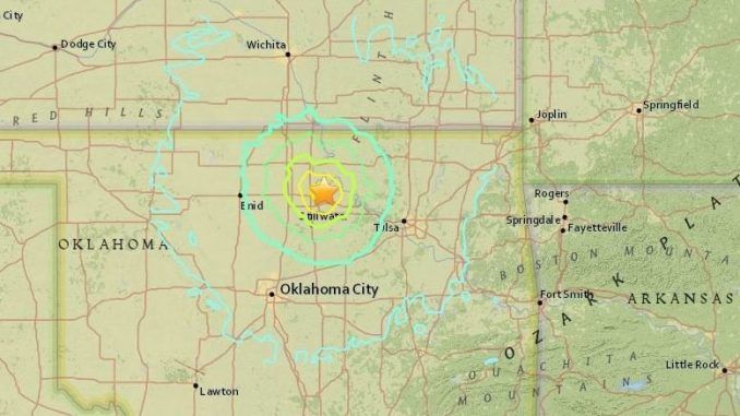 Strong Magnitude 5.6 Earthquake Shakes Oklahoma