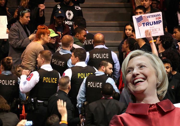 A stunning undercover video posted online exposes Hillary Clinton campaign operatives admitting they are paid to start violence at Trump rallies.