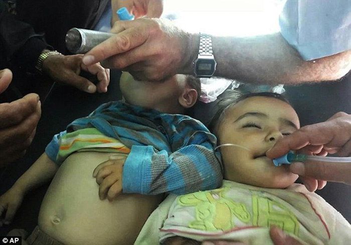 At least 36 children are dead and over 50 suffering allergic reactions after receiving measles vaccinations under a UN-sponsored program in the rebel-held north of Syria.