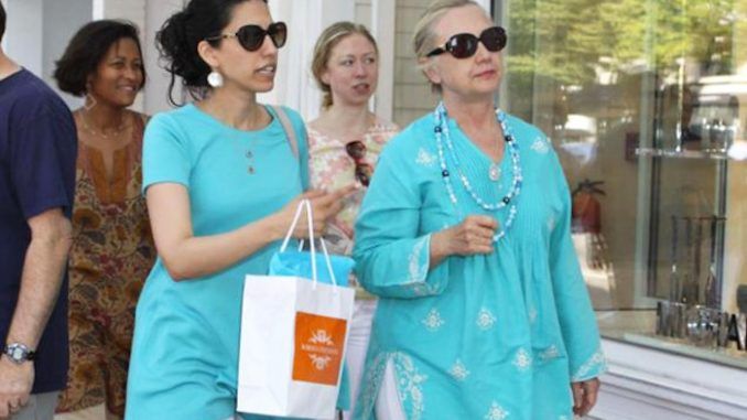Hillary Clinton sold State secrets to Middle East via Huma Abedin