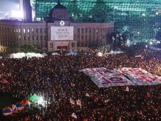 South Koreans are rising up in their millions and demanding the overthrow of a covert shadow government running their country.
