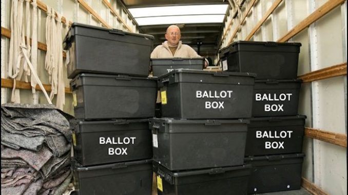Tens of thousands of fraudulent ballot slips have been found in an Ohio warehouse, and the votes are all pre-marked for Hillary Clinton.