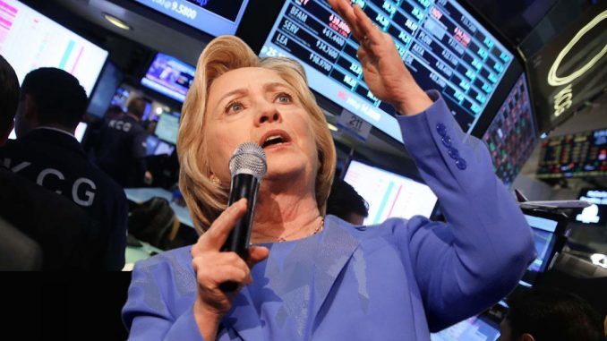 The stock market plunged on Friday as the FBI announced it is reopening the investigation into Hillary Clinton’s use of a private email server.