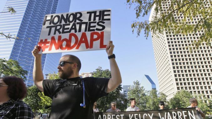 Protests Against North Dakota Pipeline Spread Across US