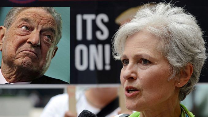 Jill Stein's fundraising campaign to pay for re-counts in three key swing states has been exposed as a George Soros and Hillary Clinton plot to steal the presidency from Donald Trump.