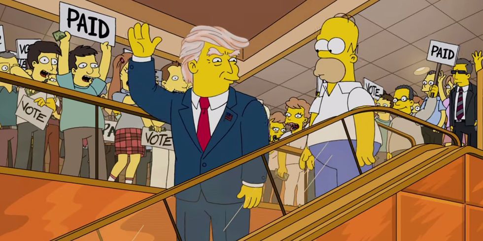 Simpsons producers reveal how they knew Donald Trump would win the US presidency