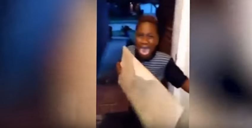 A shocking video of a mother kicking out her 8-year-old son from the family home for supporting Donald Trump has sparked a police investigation.
