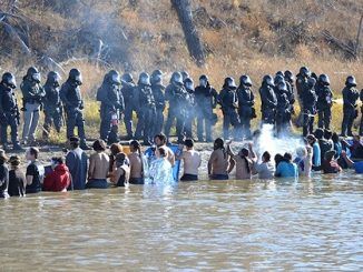 Native Americans at Standing Rock, North Dakota are being sprayed with chemical weapons, according to protestor Candida Rodriguez Kingbird.