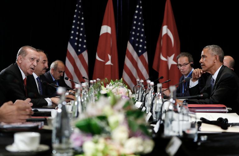 Turkey's leader Erdogan accuses US of supporting ISIS