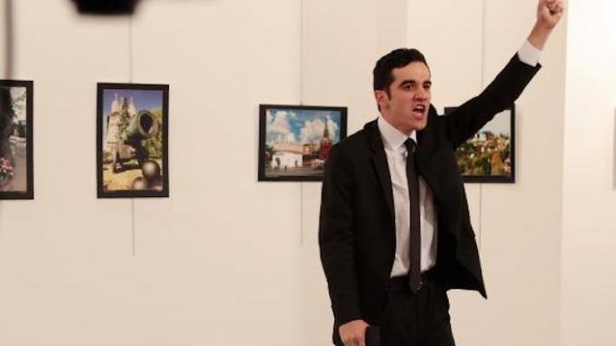 The Turkish police officer who shot dead Russian ambassador Andrey Karlov was a U.S. double agent tasked with destroying relations between Russia and Turkey.