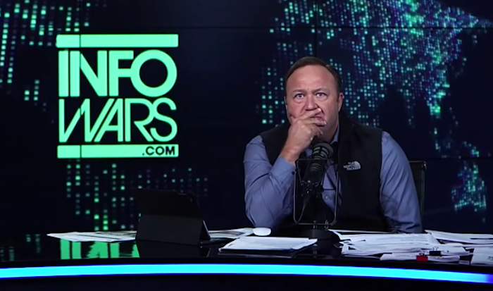 Alex Jones calls on the Trump administration to help alternative media which he says is currently under attack