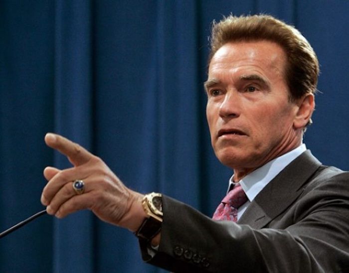 Arnold Schwarzenegger tells Americans to stop whining about Trump