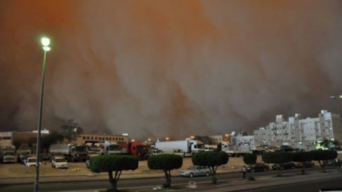 A "bio warfare" storm has killed 5 people in Kuwait just days after a similar storm hit Australia killing 6 and leaving thousands hospitalized