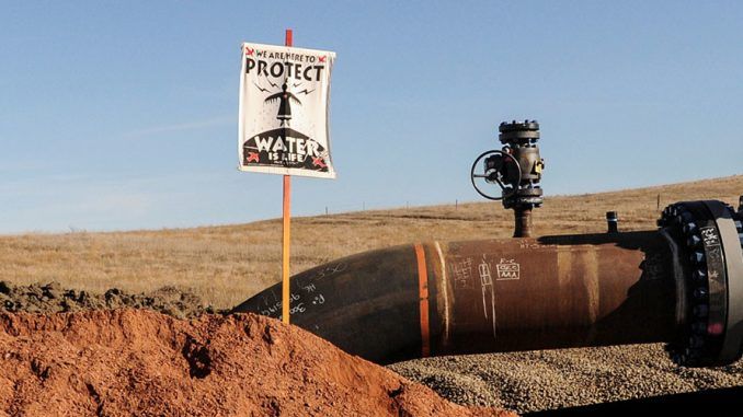 Thousands of gallons of crude oil spilled over Dakota Access protestors camp
