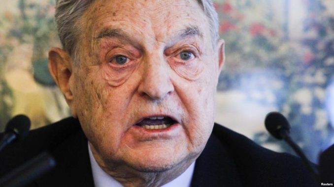 Billionaire globalist George Soros has publicly threatened to "take down President Trump" at the World Economic Forum in Davos.