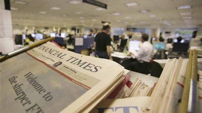 Financial Times lobbies to put an end to free speech
