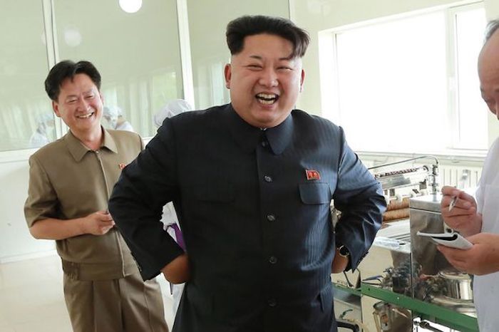 Kim Jong-un celebrates Donald Trump's inauguration by launching nuclear missile