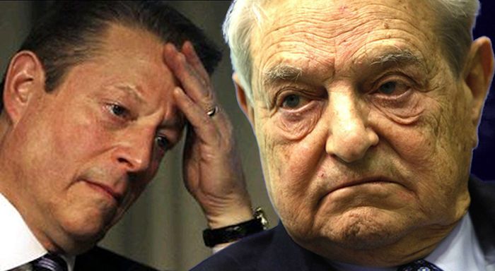 George Soros caught funding Al Gore to promote Global warming scam to public