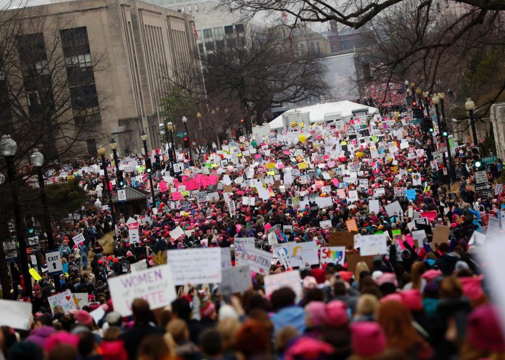 On the same day Trump rolled back Obamacare, his new plans had millions of women pounding the pavement and burning calories.