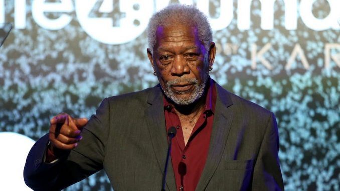 Morgan Freeman urges Hollywood to stop moaning about President Trump - asking fellow actors to give him a chance