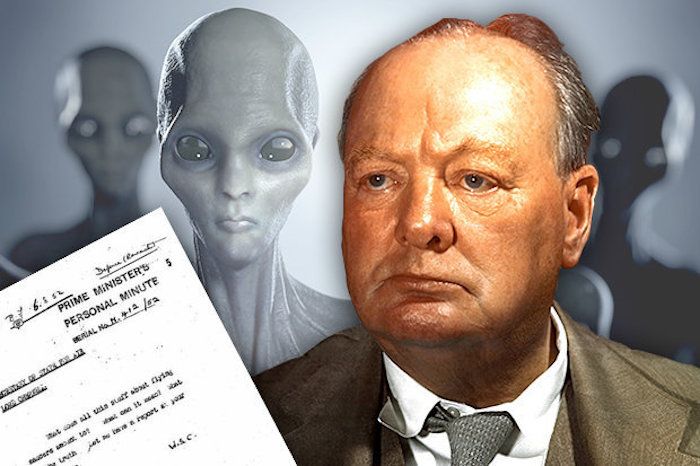 Winston Churchill believed in aliens according to newly found essays written by the former Prime Minister
