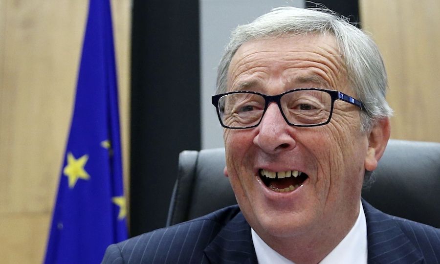Jean-Claude Juncker, president of the EU, threatened to "break up the United States" by campaigning for Texas and Ohio to leave the Union.