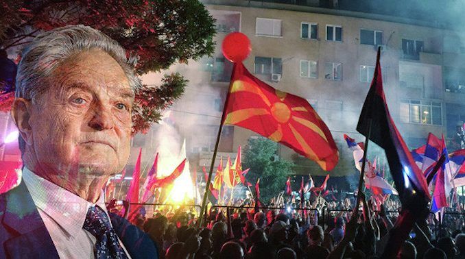 George Soros fuels civil unrest in Macedonia
