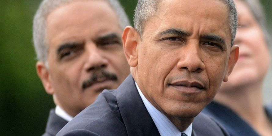 Eric Holder says Barack Obama is back and ready to fight Trump