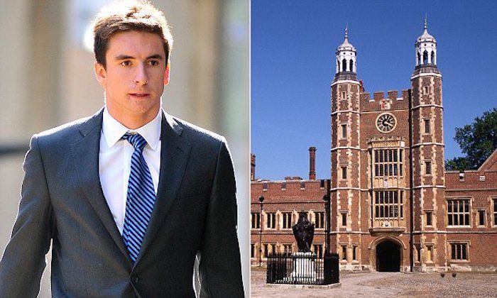 An Eton college student whose elite family lived near the Houses of Parliament, has been spared jail after sharing horrific images and videos of baby rape with his peers.