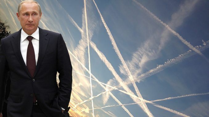 Putin claims he is "vindicated" by recent news reports that Western elites are experimenting with chemtrails.