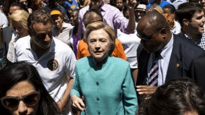 Hillary Clinton is dying and her "military funeral" is set to include a motorcade through D.C., according to emails published by Judicial Watch.