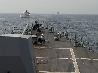 Iranian vessels approach Royal Navy in Strait Of Hormuz