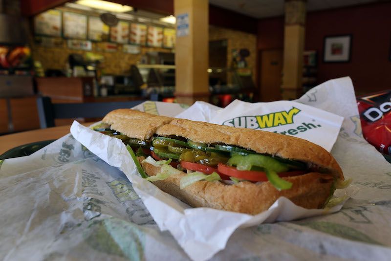 Subway chicken sandwiches contain 50% alien DNA