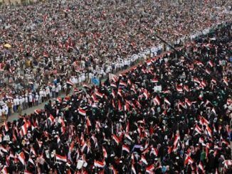 Hundreds of thousands of citizens of Yemen protested in the capital on Sunday in a desperate attempt at gaining the world's attention.