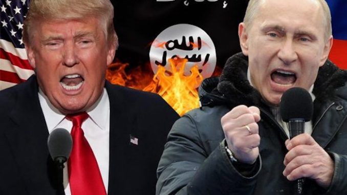 President Trump and President Putin have agreed to "work together" to "wipe ISIS off the map once and for all" following the St Petersburg metro terror attack on Monday.