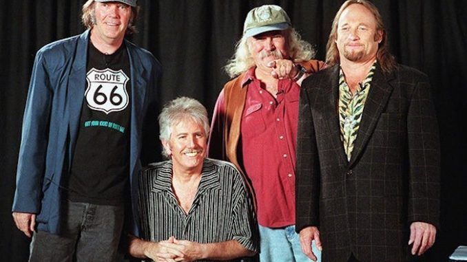 Crosby, Stills, Nash & Young hate each other, but they hate Donald Trump more, so they are getting the band back together to protest him.