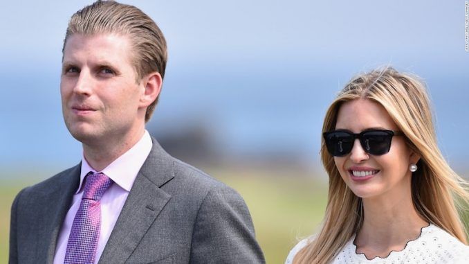 Eric Trump confirmed that President Trump’s decision to bomb a Syrian airbase to punish Assad for an alleged chemical weapons attack last week was ordered by his sister Ivanka.