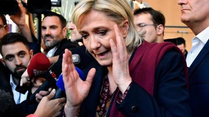 Marine Le Pen campaign HQ firebombed by New World Order arsonists