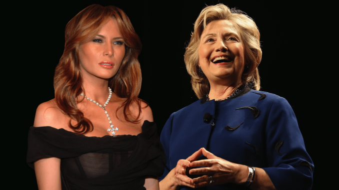 Melania Trump has slammed Hillary Clinton for claiming the United States does not have a problem with pedophiles.