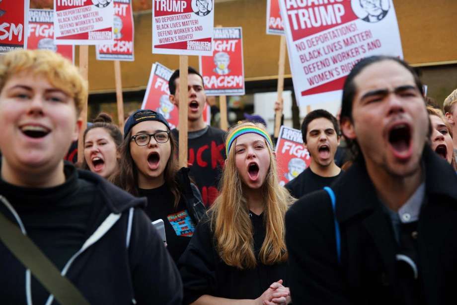 Students at liberal universities are threatening to cut off their penises if Trump presses ahead with plans to erect the border wall.