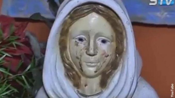 Pope Francis has launched an investigation after a Virgin Mary statue in Argentina was captured on video crying tears of blood.