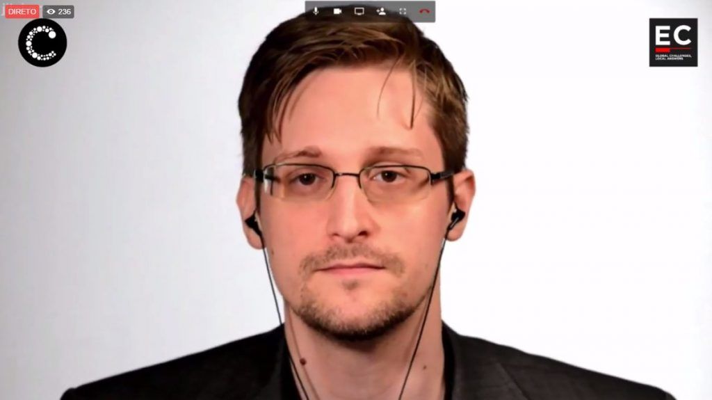 Edward Snowden says government's are to blame for taking away citizen rights, not terrorists