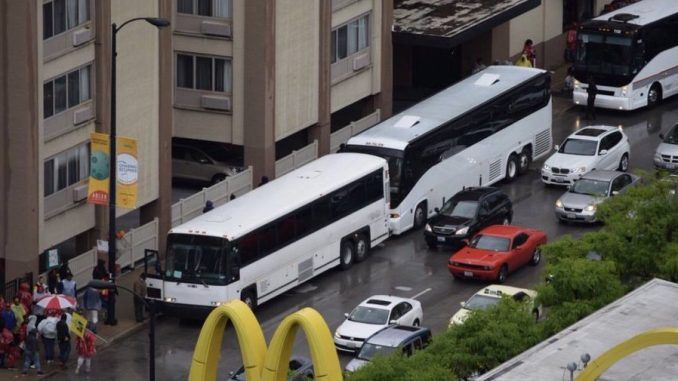 George Soros caught sending busloads of protestors to Chicago