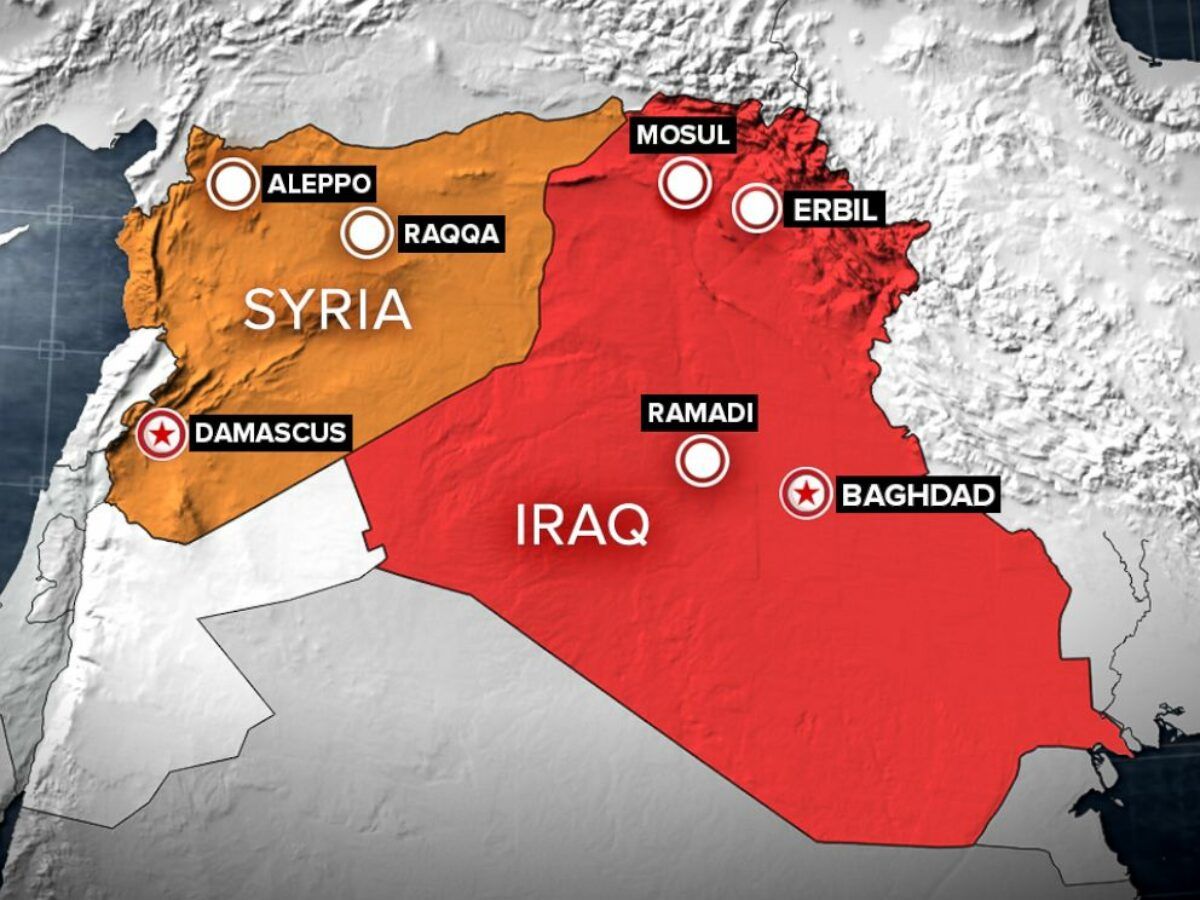 Сирия и Ирак. Сирия на карте. Карта войны в Сирии и Ираке. Территория Сирии. Иг на карте