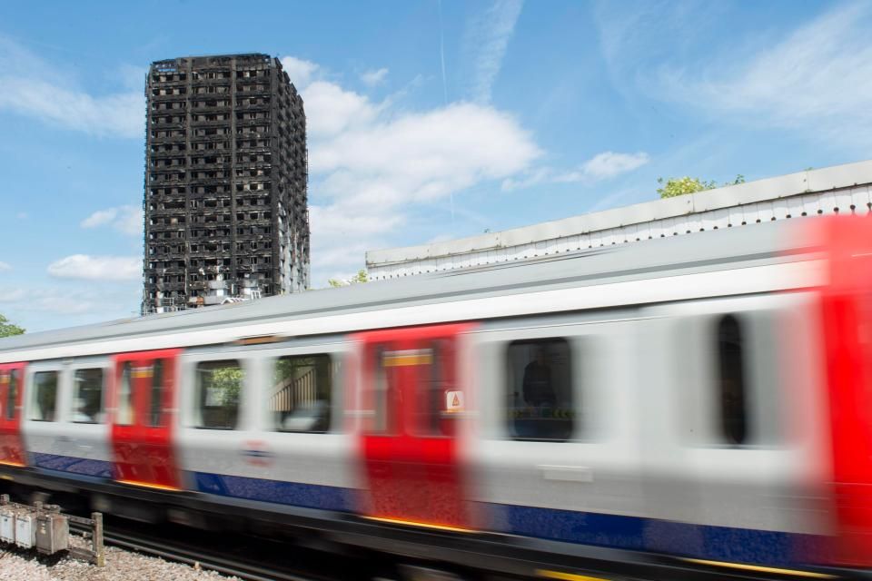 Parts of the London Underground suspended amid fears of imminent Grenfell Tower collapse